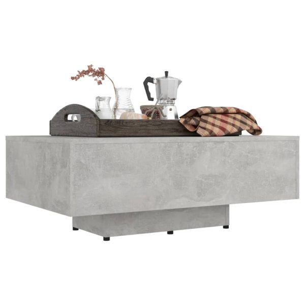Tavolino Salotto Grigio Cemento 85x55x31 Cm Legno Multistrato - Image 5