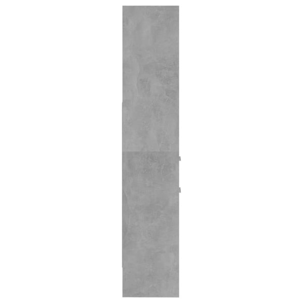 Libreria Grigio Cemento 40x35x180 Cm In Legno Multistrato - Image 5