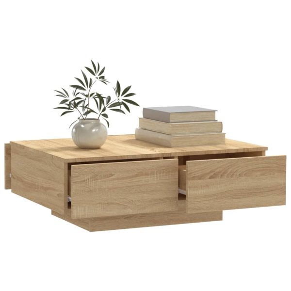 Tavolino Da Salotto Rovere Sonoma 90x60x31 Cm Legno Multistrato - Image 3