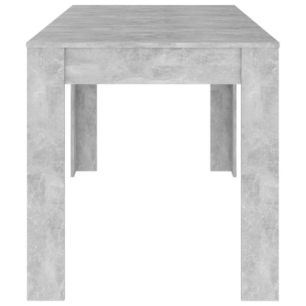 Tavolo Da Pranzo Grigio Cemento 140x74,5x76cm Legno Multistrato - Image 4