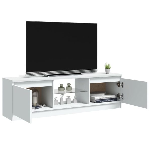 Mobile Porta Tv Con Luci Led Bianco 120x30x35,5 cm - Image 6