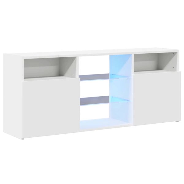 Mobile Porta Tv Con Luci Led Bianco 120x30x50 cm - Image 3