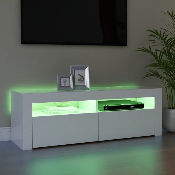 Mobile Porta Tv Con Luci Led Bianco 120x35x40 cm - Image 6