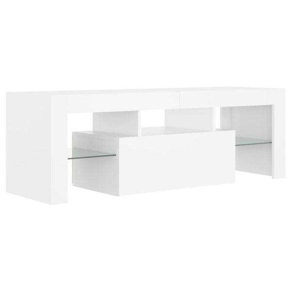 Mobile Porta Tv Con Luci Led Bianco 120x35x40 cm - Image 3