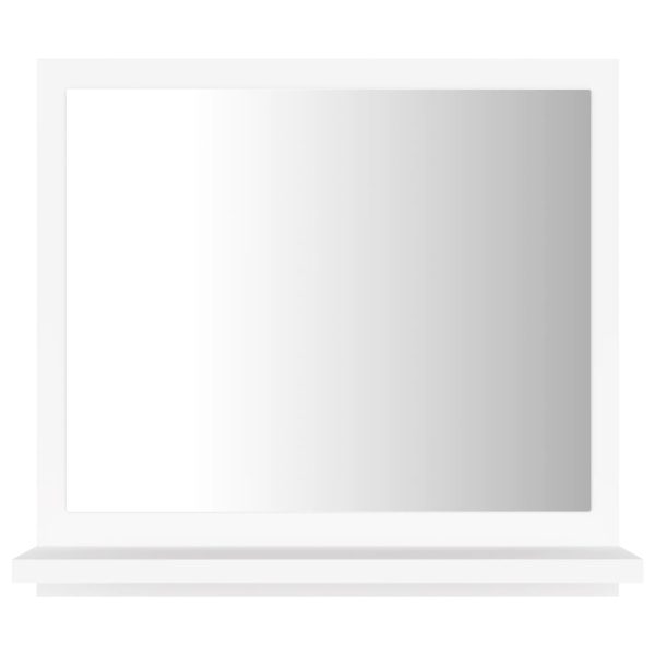 Specchio Da Bagno Bianco 40x10,5x37 Cm In Legno Multistrato - Image 4