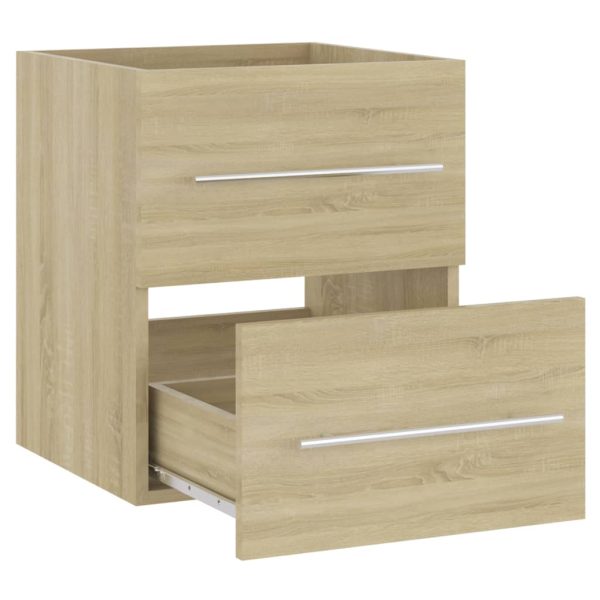 Mobile Lavabo Rovere Sonoma 41x38,5x48 Cm In Legno Multistrato - Image 3
