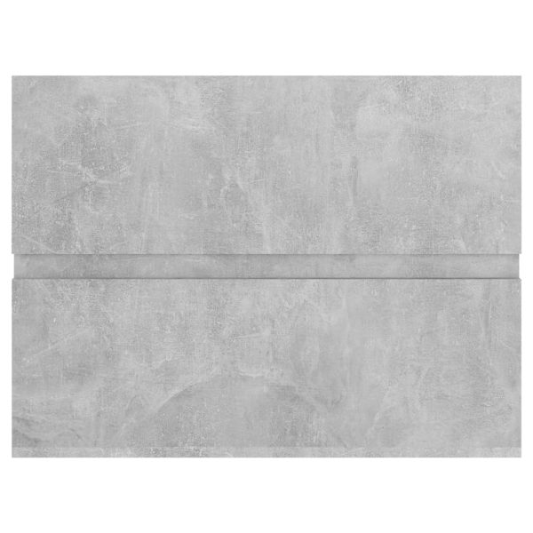 Mobile Lavabo Grigio Cemento 60x38,5x45 Cm In Legno Multistrato - Image 4