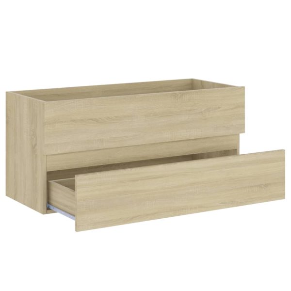 Mobile Lavabo Rovere Sonoma 100x38,5x45 Cm Legno Multistrato - Image 4