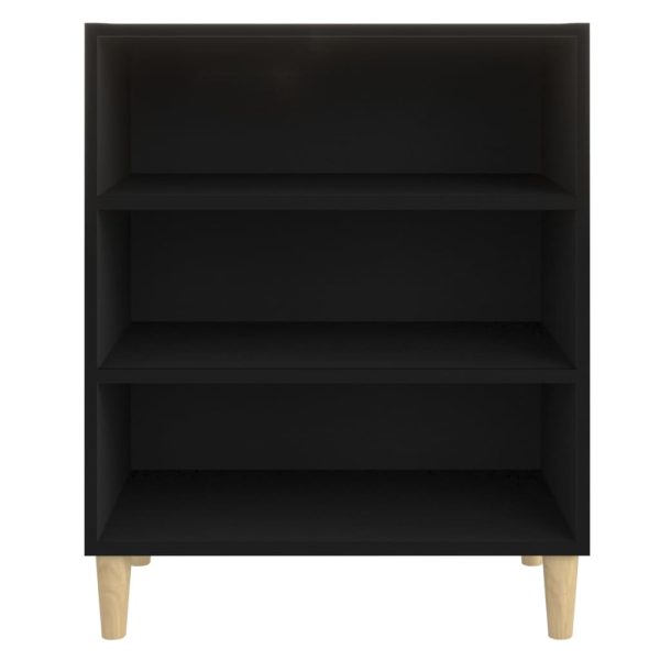 Credenza Nera 57x35x70 Cm In Legno Multistrato - Image 4