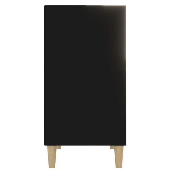 Credenza Nera 57x35x70 Cm In Legno Multistrato - Image 5