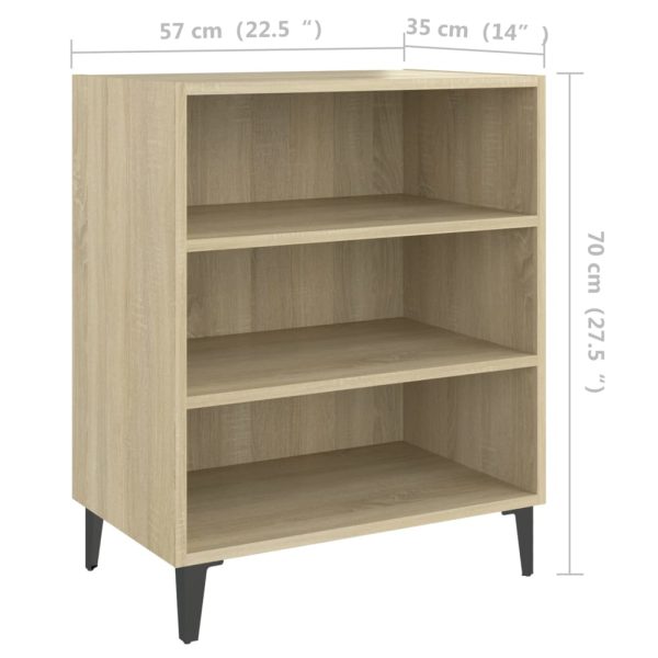 Credenza Rovere Sonoma 57x35x70 Cm In Legno Multistrato - Image 6