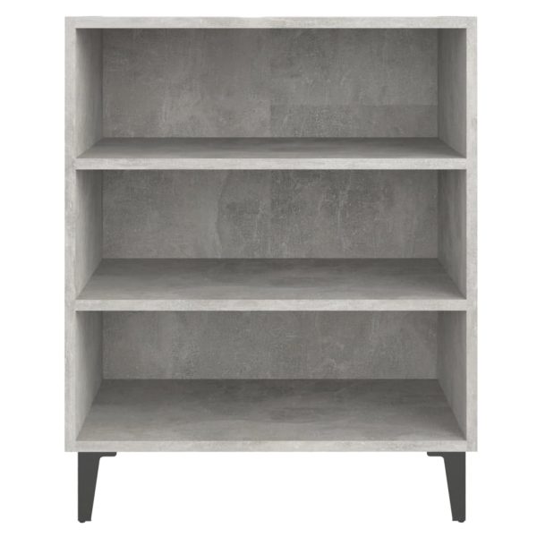 Credenza Grigio Cemento 57x35x70 Cm In Legno Multistrato - Image 4