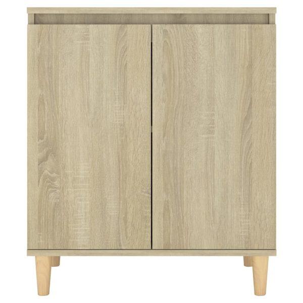 Credenza Con Gambe Legno Massello Sonoma 60x35x70cm Multistrato - Image 5