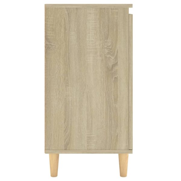 Credenza Con Gambe Legno Massello Sonoma 60x35x70cm Multistrato - Image 6