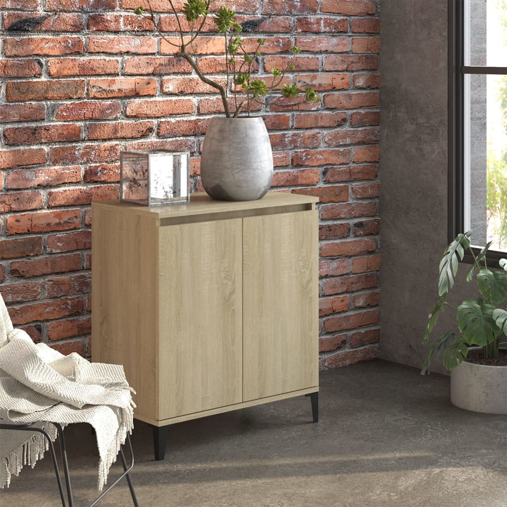 Credenza Rovere Sonoma 60x35x70 Cm In Legno Multistrato