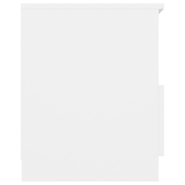 Comodini 2 Pz Bianchi 40x40x50 Cm In Legno Multistrato - Image 5