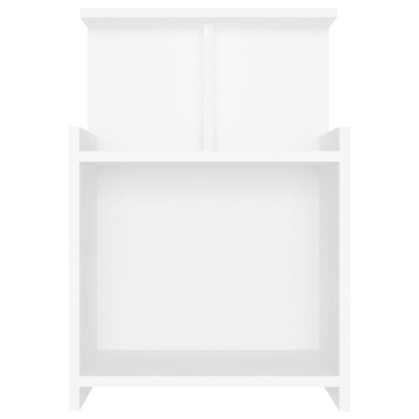 Comodini 2 Pz Bianchi 40x35x60 Cm In Legno Multistrato - Image 4