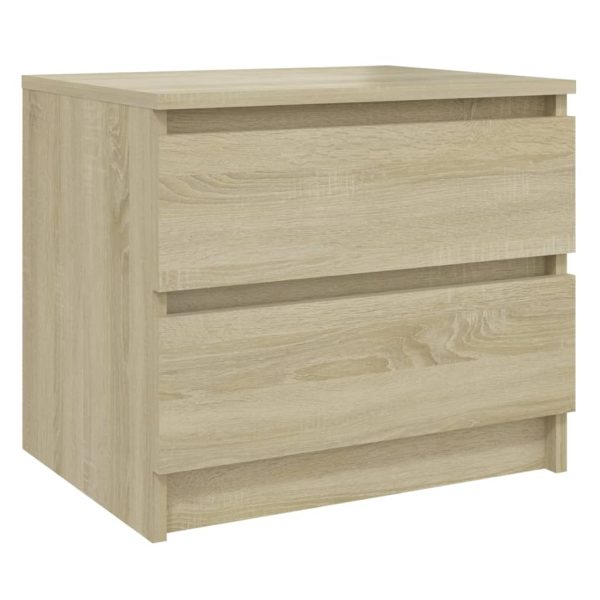 Comodini 2pz Rovere Sonoma 50x39x43,5 Cm In Legno Multistrato - Image 3
