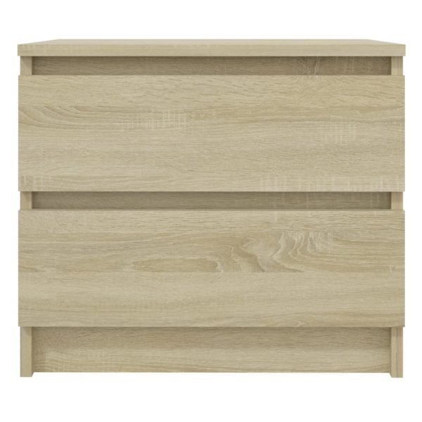 Comodini 2pz Rovere Sonoma 50x39x43,5 Cm In Legno Multistrato - Image 4