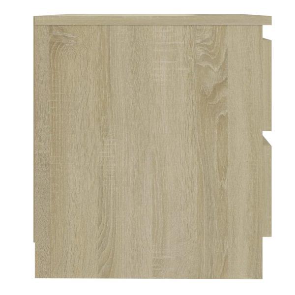 Comodini 2pz Rovere Sonoma 50x39x43,5 Cm In Legno Multistrato - Image 5
