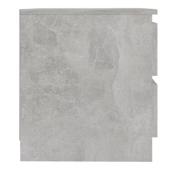 Comodino Grigio Cemento 50x39x43,5 Cm In Legno Multistrato - Image 4