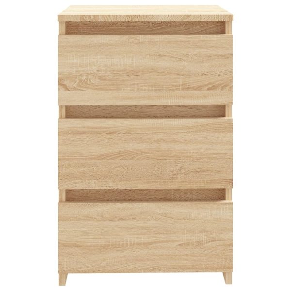Comodino Rovere Sonoma 40x35x62,5 Cm In Legno Multistrato - Image 3