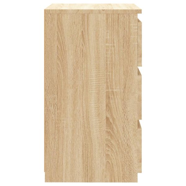 Comodino Rovere Sonoma 40x35x62,5 Cm In Legno Multistrato - Image 4