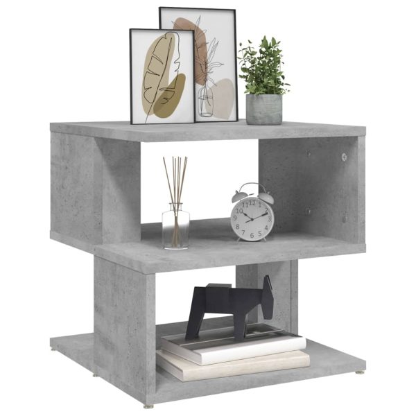 Tavolino Grigio Cemento 40x40x40 Cm In Legno Multistrato - Image 3