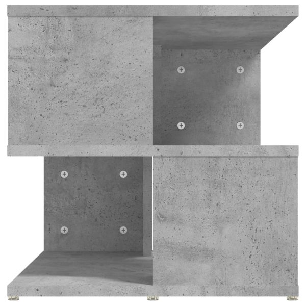 Tavolino Grigio Cemento 40x40x40 Cm In Legno Multistrato - Image 5