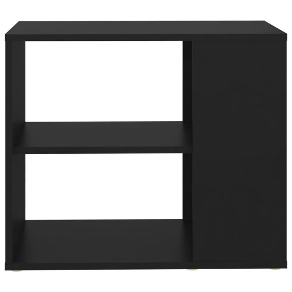 Credenza Nera 60x30x50 Cm In Legno Multistrato - Image 4