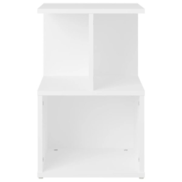 Comodini 2 Pz Bianchi 35x35x55 Cm In Legno Multistrato - Image 4