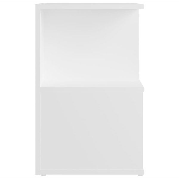 Comodini 2 Pz Bianchi 35x35x55 Cm In Legno Multistrato - Image 5