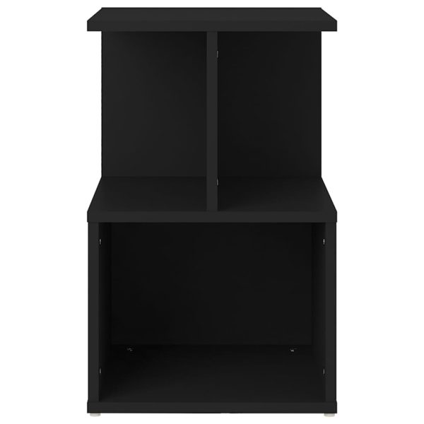 Comodini 2 Pz Neri 35x35x55 Cm In Legno Multistrato - Image 4