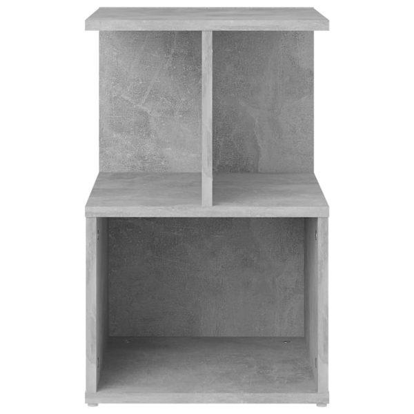 Comodini 2pz Grigio Cemento 35x35x55 Cm In Legno Multistrato - Image 4