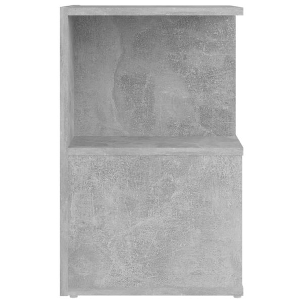 Comodini 2pz Grigio Cemento 35x35x55 Cm In Legno Multistrato - Image 5