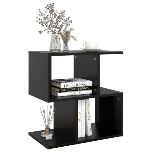 Comodini 2pz Neri 50x30x51,5 Cm In Legno Multistrato - Image 4