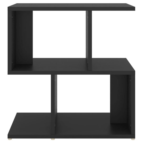 Comodini 2pz Neri 50x30x51,5 Cm In Legno Multistrato - Image 5