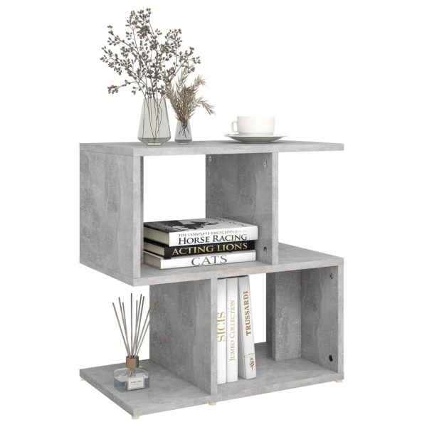 Comodini 2pz Grigio Cemento 50x30x51,5 Cm In Legno Multistrato - Image 4
