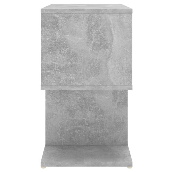 Comodini 2pz Grigio Cemento 50x30x51,5 Cm In Legno Multistrato - Image 6