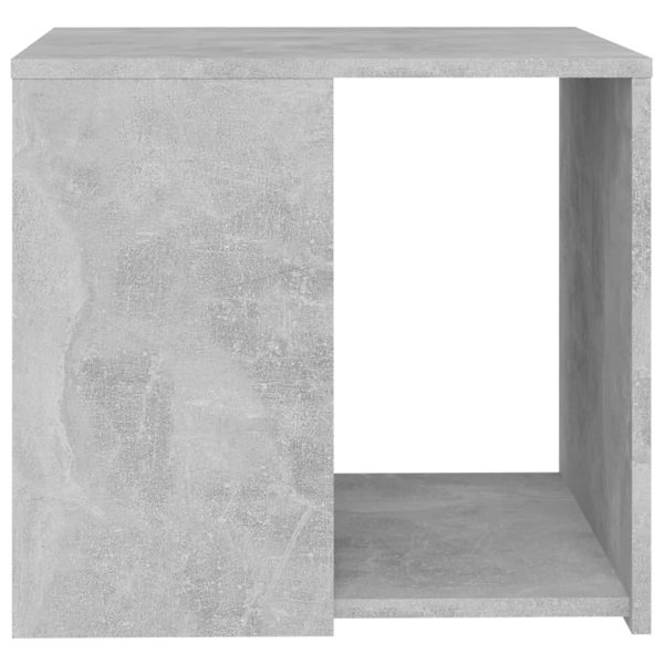 Tavolino Grigio Cemento 50x50x45 Cm In Legno Multistrato - Image 4