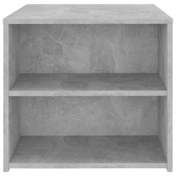 Tavolino Grigio Cemento 50x50x45 Cm In Legno Multistrato - Image 5