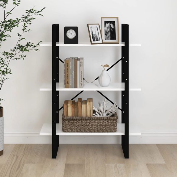 Libreria Bianca 80x30x105 Cm In Legno Multistrato - Image 3