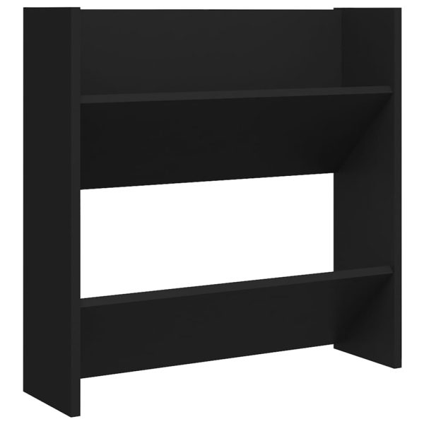 Scarpiere A Muro 4 Pz Nere 60x18x60 Cm In Legno Multistrato - Image 6