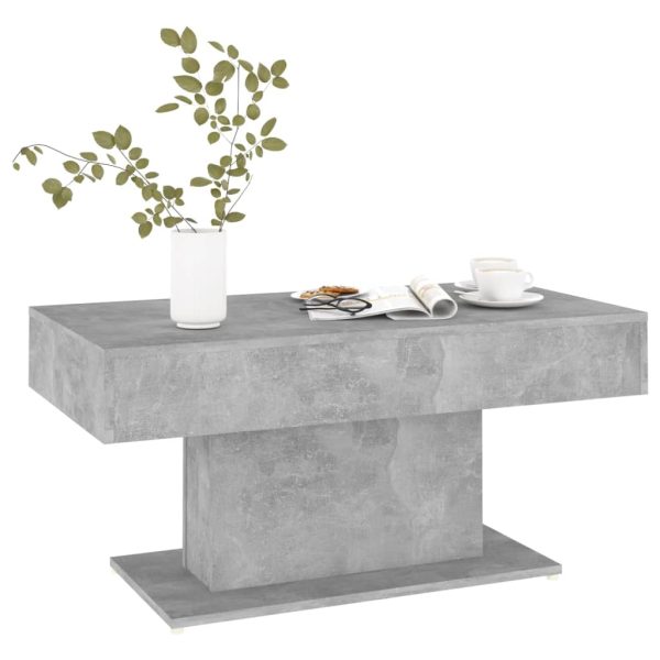 Tavolino Da Salotto Grigio Cemento 96x50x45cm Legno Multistrato - Image 3