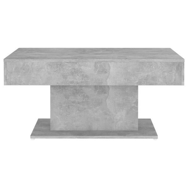 Tavolino Da Salotto Grigio Cemento 96x50x45cm Legno Multistrato - Image 4