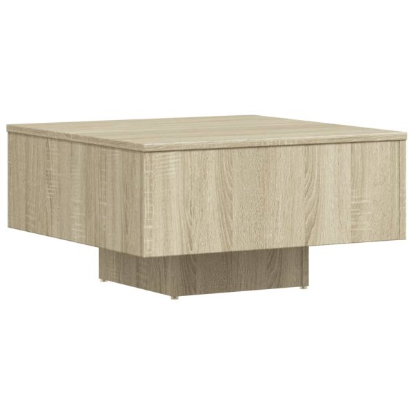 Tavolino Salotto Rovere Sonoma 60x60x31,5 Cm Legno Multistrato - Image 2