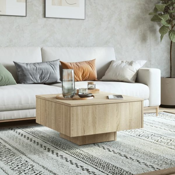 Tavolino Salotto Rovere Sonoma 60x60x31,5 Cm Legno Multistrato - Image 3