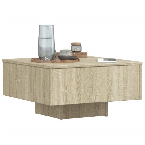 Tavolino Salotto Rovere Sonoma 60x60x31,5 Cm Legno Multistrato - Image 5