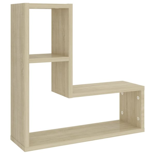 Mensole A Muro 2 Pz Rovere Sonoma 50x15x50 Cm Legno Multistrato - Image 4