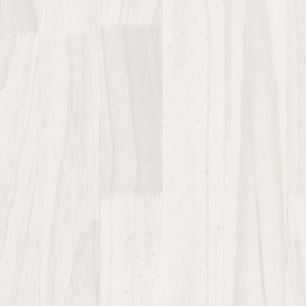 Comodini 2 Pz Bianchi 40x29,5x64 Cm In Legno Massello Di Pino - Image 6